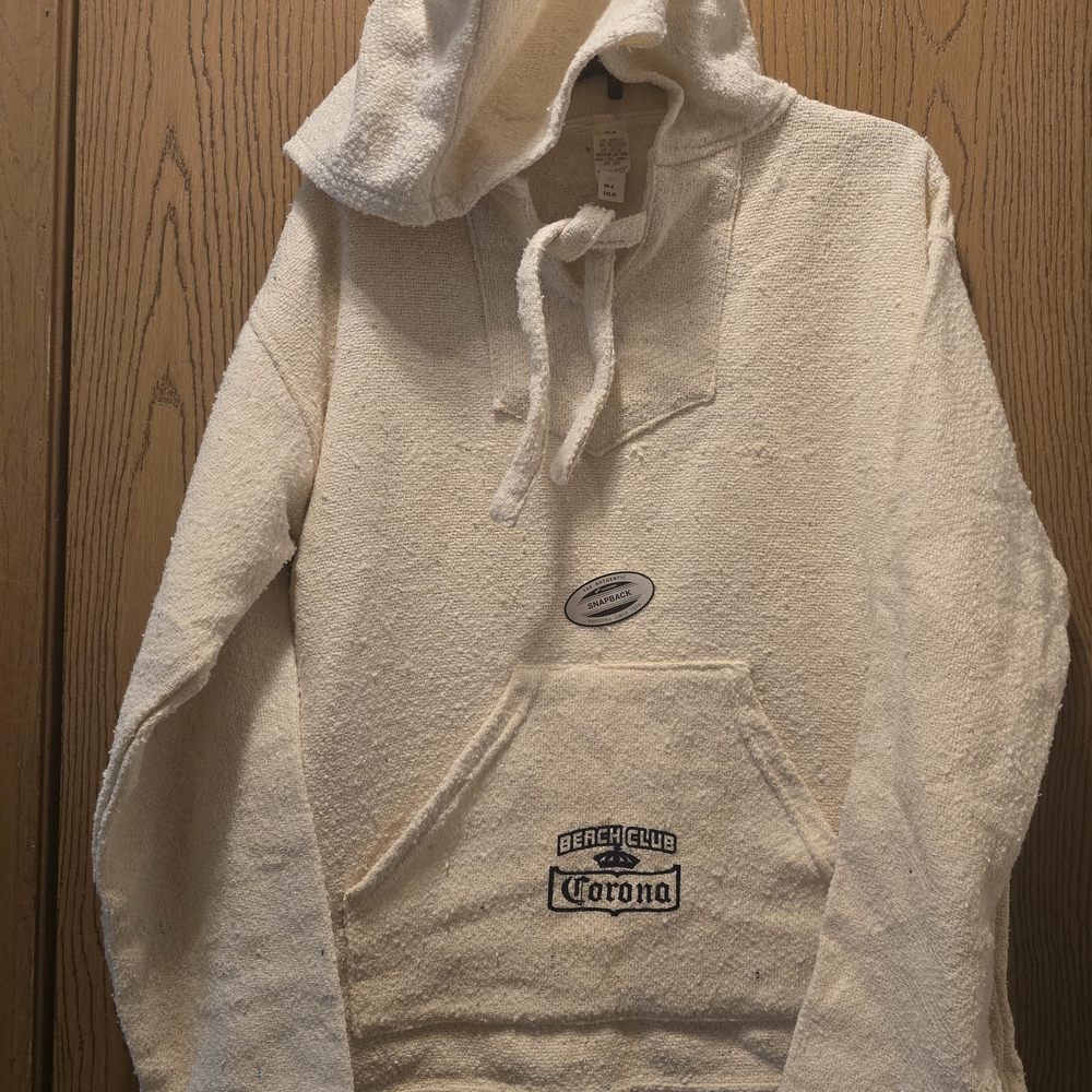 NEW Corona Beach Club Men's Cream Sweater - Picture 6 of 10